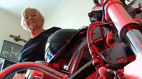 90-latka szaleje na punkcie motocykli