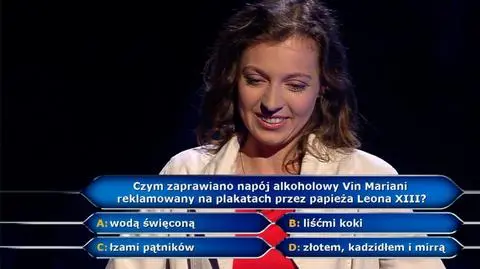 Milionerzy: Czym zaprawiano Vin Mariani? Pytanie za 250 tys. zł