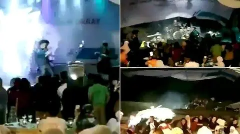 Tsunami uderza podczas koncertu. Nagranie