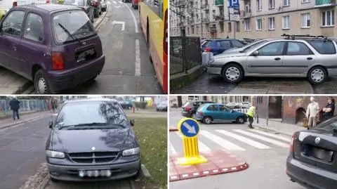 Straż miejska pokazuje "mistrzów" parkowania