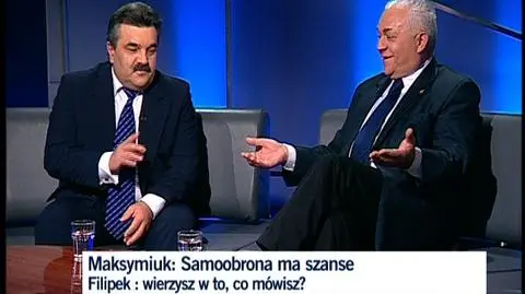 Janusz Maksymiuk i Krzysztof Filipek o przyszłości swoich partii