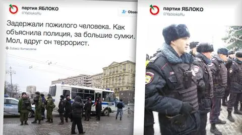 Policja zatrzymała uczestników pikiety w Moskwie