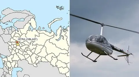 Zderzenie hydroplanu i śmigłowca w Rosji