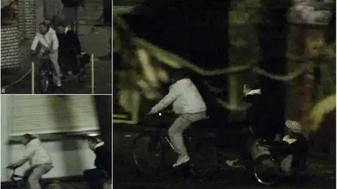 Pijany rowerzysta podwiózł kolegów 