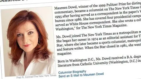 Dziennikarka zrzynała z bloga