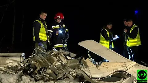 Spadła awionetka. Nie żyją dwie osoby