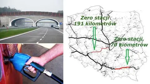 200 kilometrów ekspresówki, żadnej stacji