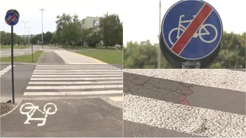 Wymalowali zamalowali przemalowali Droga rowerowa pojawia się i znika