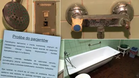Bytom. Szpital prosi pacjentów o pomoc w remoncie łazienek