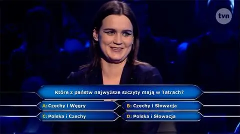 "Milionerzy": które z państw mają najwyższe szczyty w Tatrach?