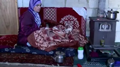 Uchodźcy z Syrii szykują się do libańskiej zimy