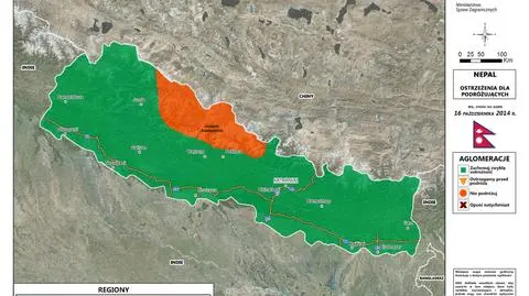 Lawina w Himalajach. MSZ ostrzega przez podróżą do Nepalu