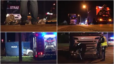 Zderzenie z ciężarówką w Gorzowie. Kierowca mazdy nie żyje