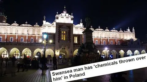 Ktoś oblał turystę żrącymi chemikaliami