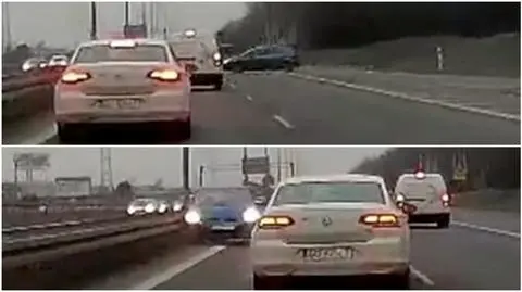 Trójmiasto: o włos od zderzenia na obwodnicy
