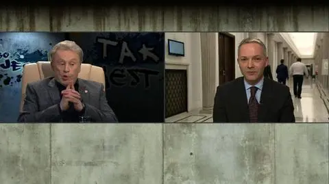 Daniel Olbrychski i Jacek Żalek w "Tak jest"
