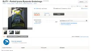 Za płachtę z wizerunkiem prezydenta Poznania o godz. 21 w czwartek oferowano 202,50 zł