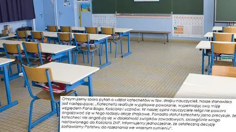 Wiadomość z kurii dostali katecheci w Zachodniopomorskiem
