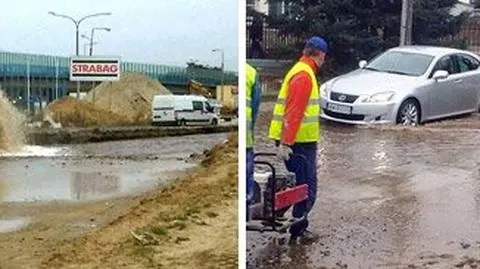 Gejzer na budowie. 
 150 tys. ludzi bez wody