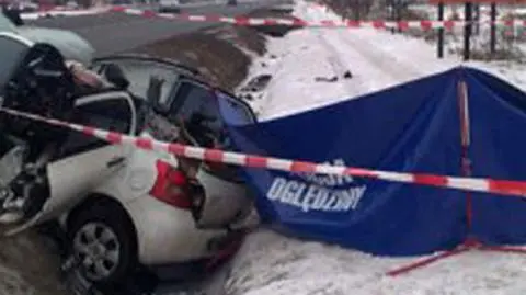 Strażnik miejski zginął w wypadku samochodowym