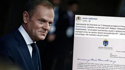 Prezydent Poznania zaprosił Donalda Tuska na obchody 11 listopada