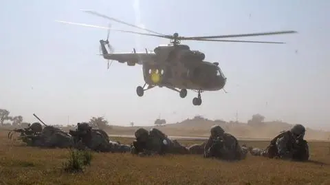 Rozbił się śmigłowiec wojskowy Mi-17