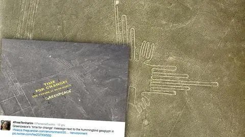 Greenpeace zniszczyło w Peru pomnik światowego dziedzictwa kultury UNESCO