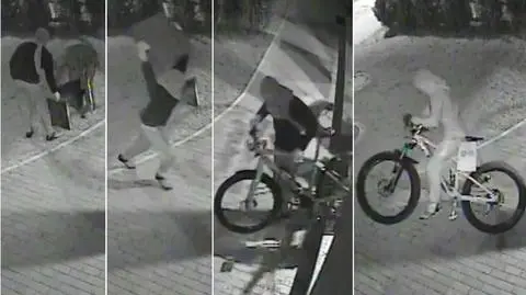 Kradzież rowerów w oku kamery