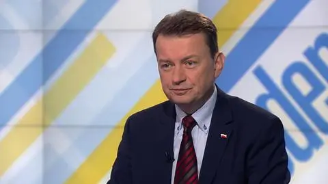 Mariusz Błaszczak w "Jeden na jeden"