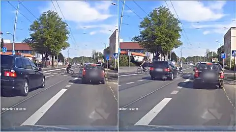 Szczecin: Pruł buspasem, prawie potrącił pieszą