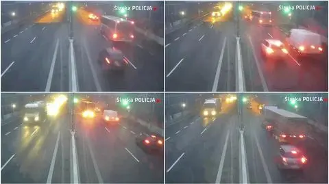 Gliwice: Kierowca zatrzymał się na Drogowej Trasie Średnicowej, bo inny jechał zbyt wolno