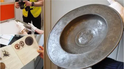 Świebodzin: Policjanci odzyskali misę chrzcielną z XVII wieku