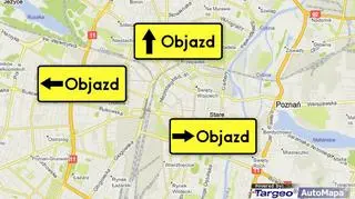 Od soboty ruszają w Poznaniu trzy duże remonty