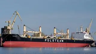 Załoga polskiego statku ms/"Mazury" uratowała francuskiego rozbitka na Atlantyku