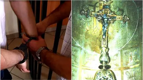 Krakowska policja odzyskała pozłacany krucyfiks