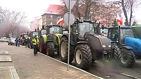 Protest rolników w Szczecinie