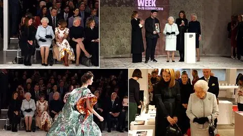 London Fashion Week. Elżbieta II i Anny Wintour - "dwie królowe"