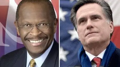 Cain i Romney idą łeb w łeb