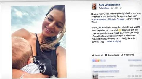 Anna Lewandowska pokazała, jak karmi córkę piersią. Namawia kobiety