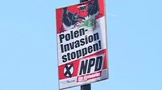 12.09 | Antypolskie plakaty w mieście Loecknitz w Niemczech.