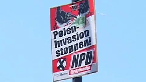 12.09 | Antypolskie plakaty w mieście Loecknitz w Niemczech.