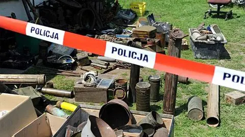 Nielegalny aresenał znaleziony na posesji w Opolu Nowym