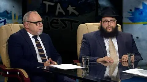 Lesław Piszewski i Szalom Dow Ber Stamble w Tak Jest 