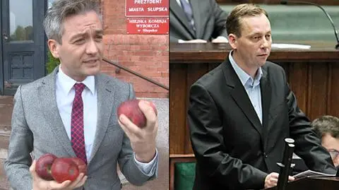 Biedroń "ucieka do polityki ogólnopolskiej", Konwiński "tylko obiecuje". Kandydaci w słupskiej debacie