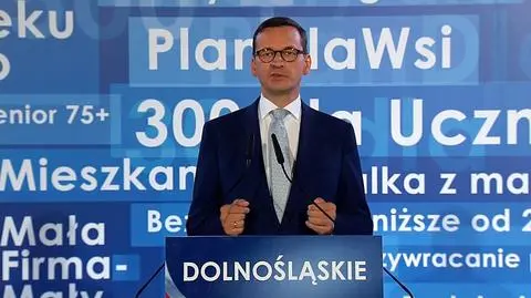 Mateusz Morawiecki na regionalnej konwencji PiS we Wrocławiu