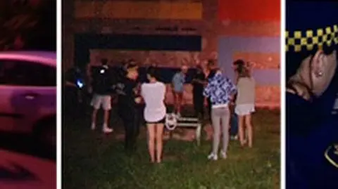 Tak się "bawi" stolica w nocy