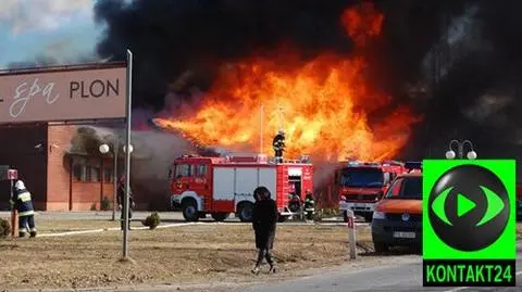 Wielki pożar strawił hotel
