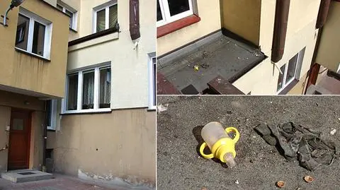 Dziecko wypadło z pierwszego piętra