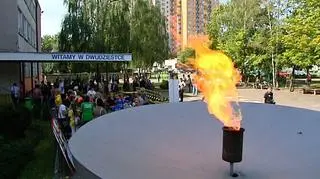 Na Ratajach zapłonął olimpijski znicz