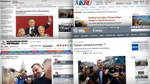 Rosyjska prasa o wyborze Dudy na prezydenta